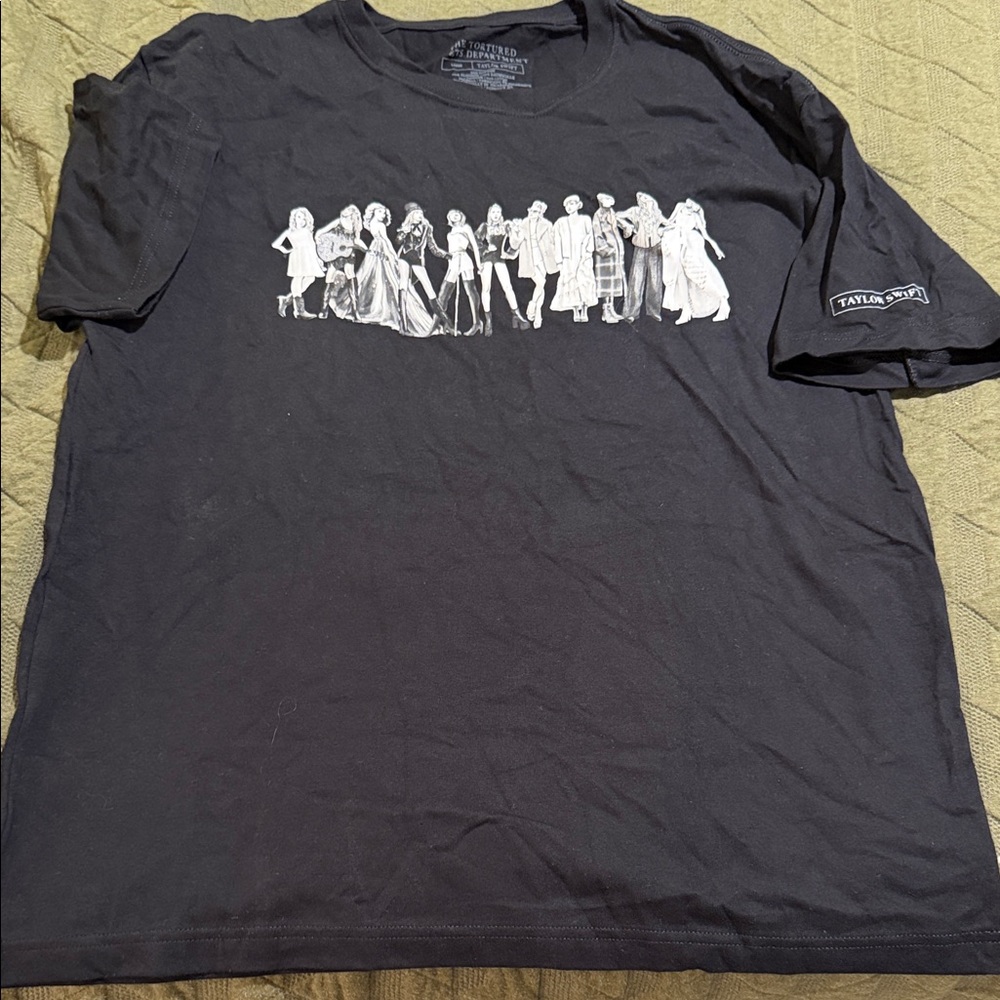 Taylor Swift Charcoal Graphic Tee